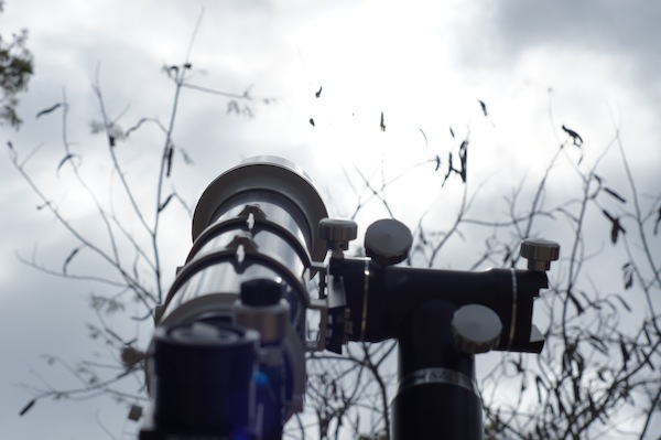 Observando el sol con telescopios