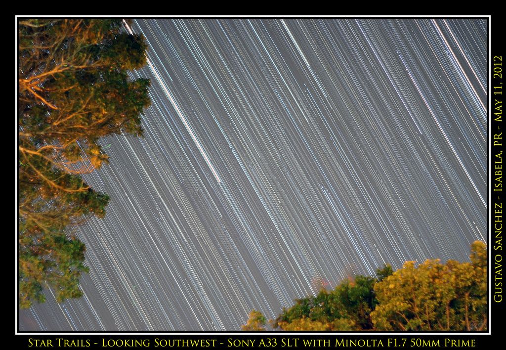 Fotografiando las estelas de las estrellas («star trails»)