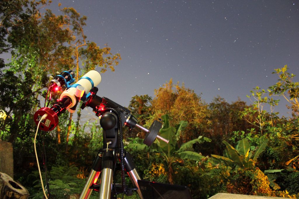 Primera noche capturando imágenes con el GT81.