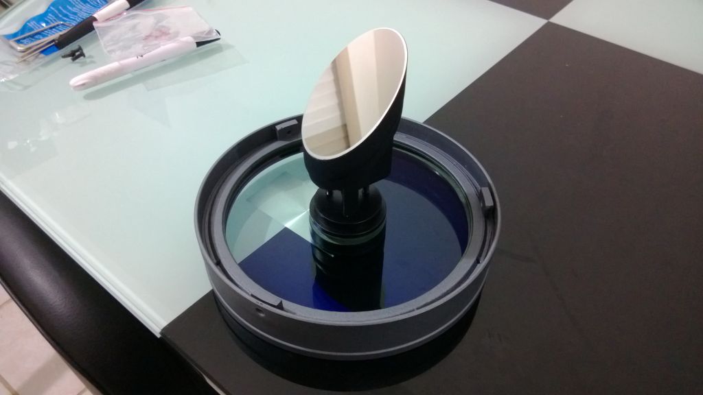 Placa correctora Schmidt del SN-6.