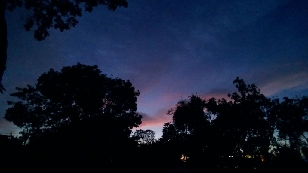 Cielo nublado sobre los campos de Isabela.