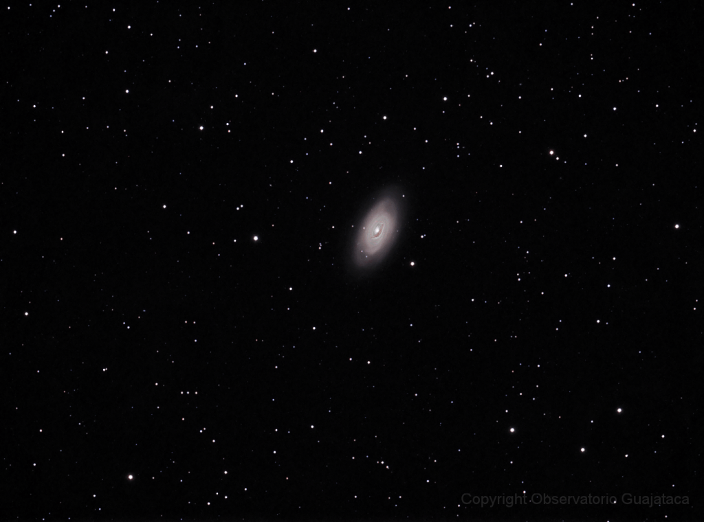 Galaxia del Ojo Negro (Messier 64). (Crédito: Gustavo Sánchez/Observatorio Guajataca)