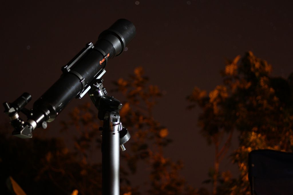 Celestron C6-R en su primera salida.
