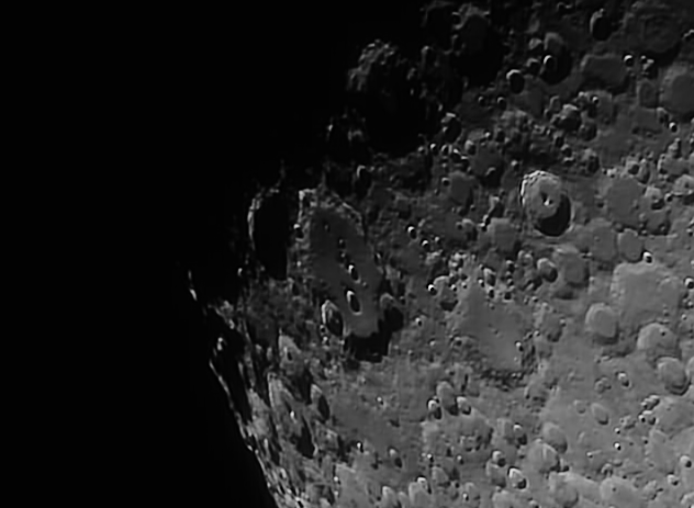 Cráter Clavius. (Crédito: Gustavo Sánchez/Observatorio Guajataca)