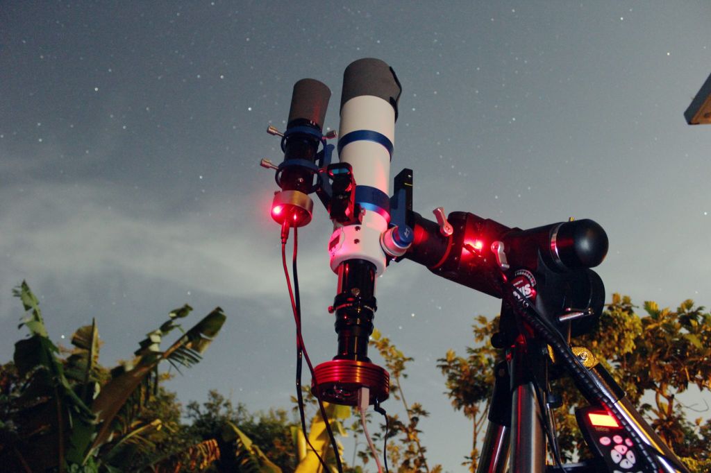 Capturando cúmulos estelares con mi refractor.