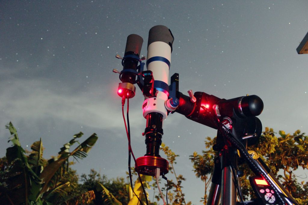 Capturando cúmulos estelares con mi refractor.
