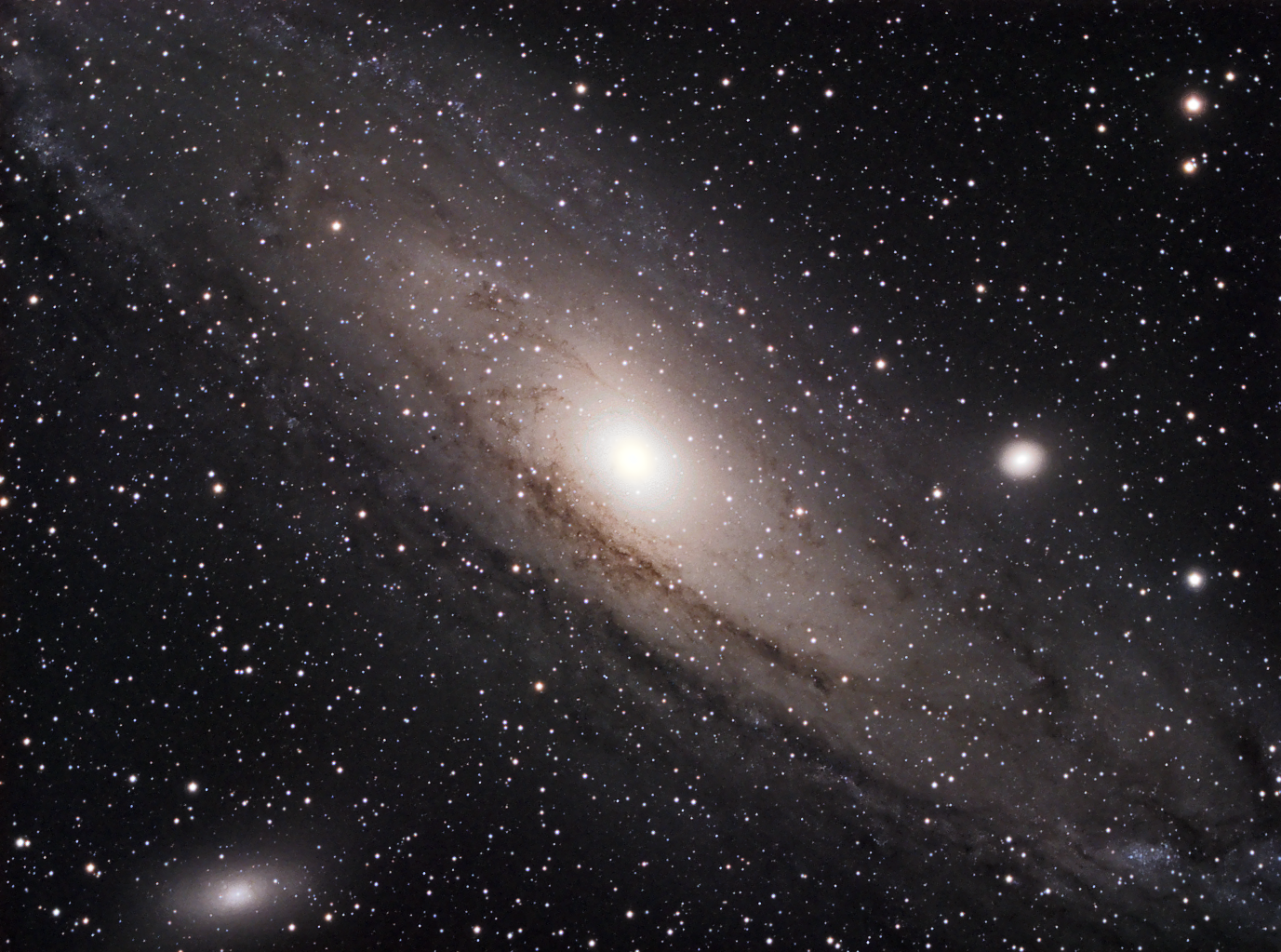 Messier 31 - Galaxia Espiral en Andrómeda. Crédito: Gustavo Sánchez/Captando el Cosmos
