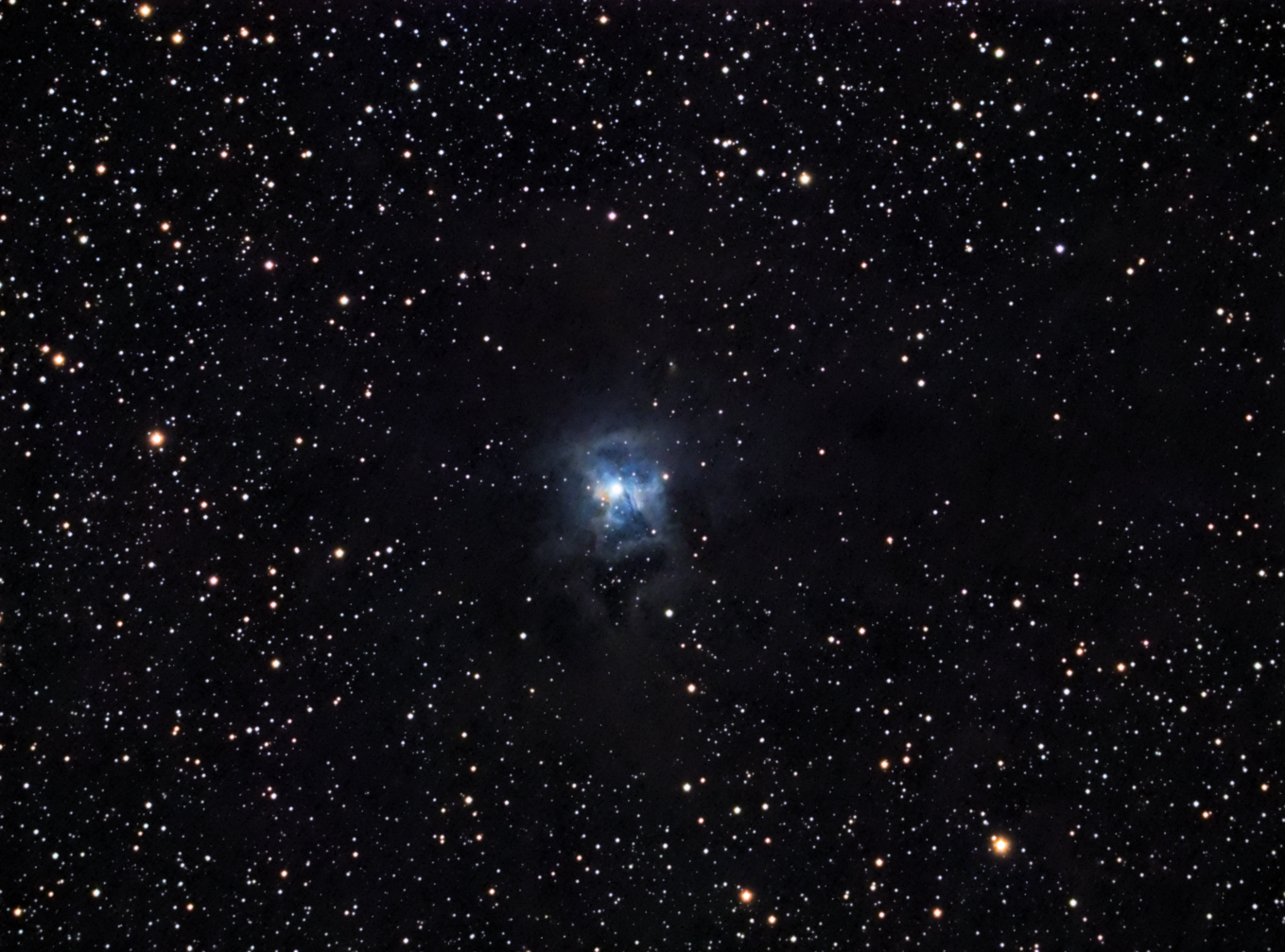 NGC 7023 - Nebulosa del Iris en la constelación de Cefeo. Crédito: Gustavo Sánchez/Captando el Cosmos