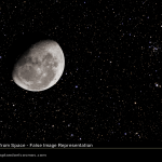 La luna desde el espacio. Crédito: Gustavo Sánchez/Captando el Cosmos.