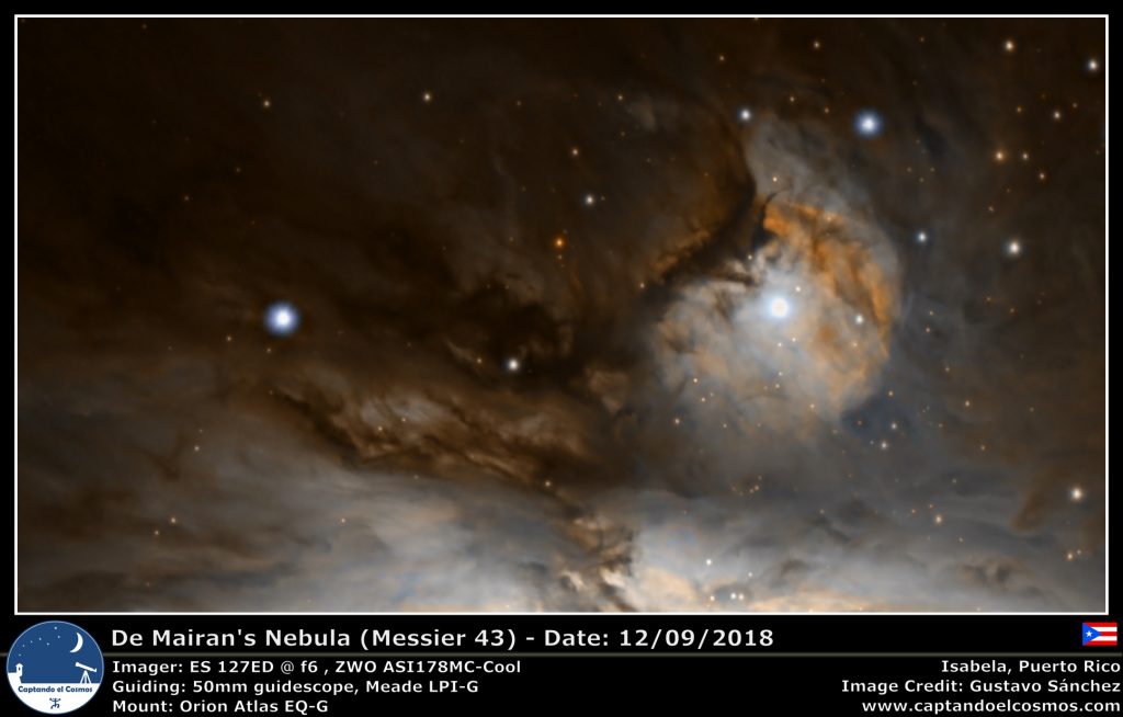 Nebulosa de De Mairan (Messier 43)