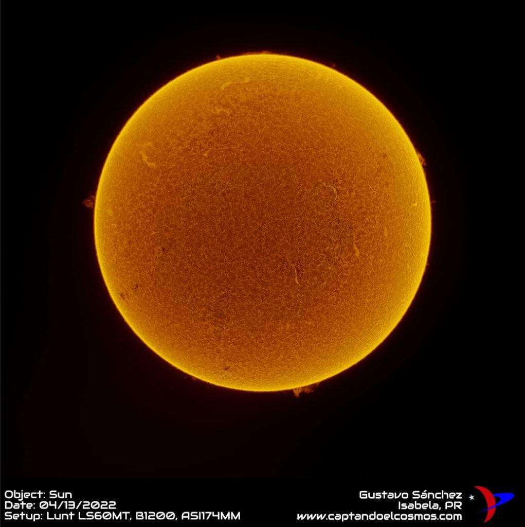 Nuevas imágenes del sol con el Lunt 60 MT