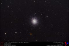 Messier 13. Crédito: Gustavo Sánchez.