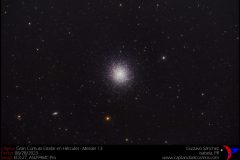 Messier 13. Crédito: Gustavo Sánchez.