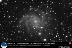 NGC 6946 - Galaxia de los Fuegos Artificiales. Crédito: Gustavo Sánchez