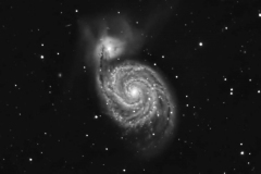 Galaxia Remolino (Messier 51). Crédito: Gustavo Sánchez