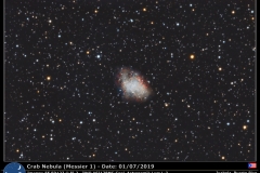 Messier 1. Crédito: Gustavo Sánchez