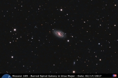 Messier 109 en Ursa Major.  Crédito: Gustavo Sánchez