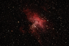 Messier 16 - Nebulosa del Águila en Serpens Caput. (Crédito: Gustavo Sánchez/Observatorio Guajataca)