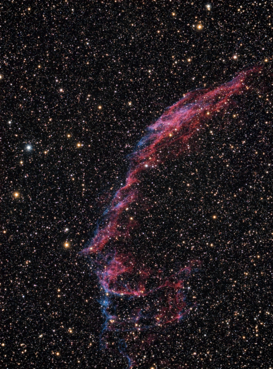 NGC 6992. Crédito: Gustavo Sánchez/Captando el Cosmos.