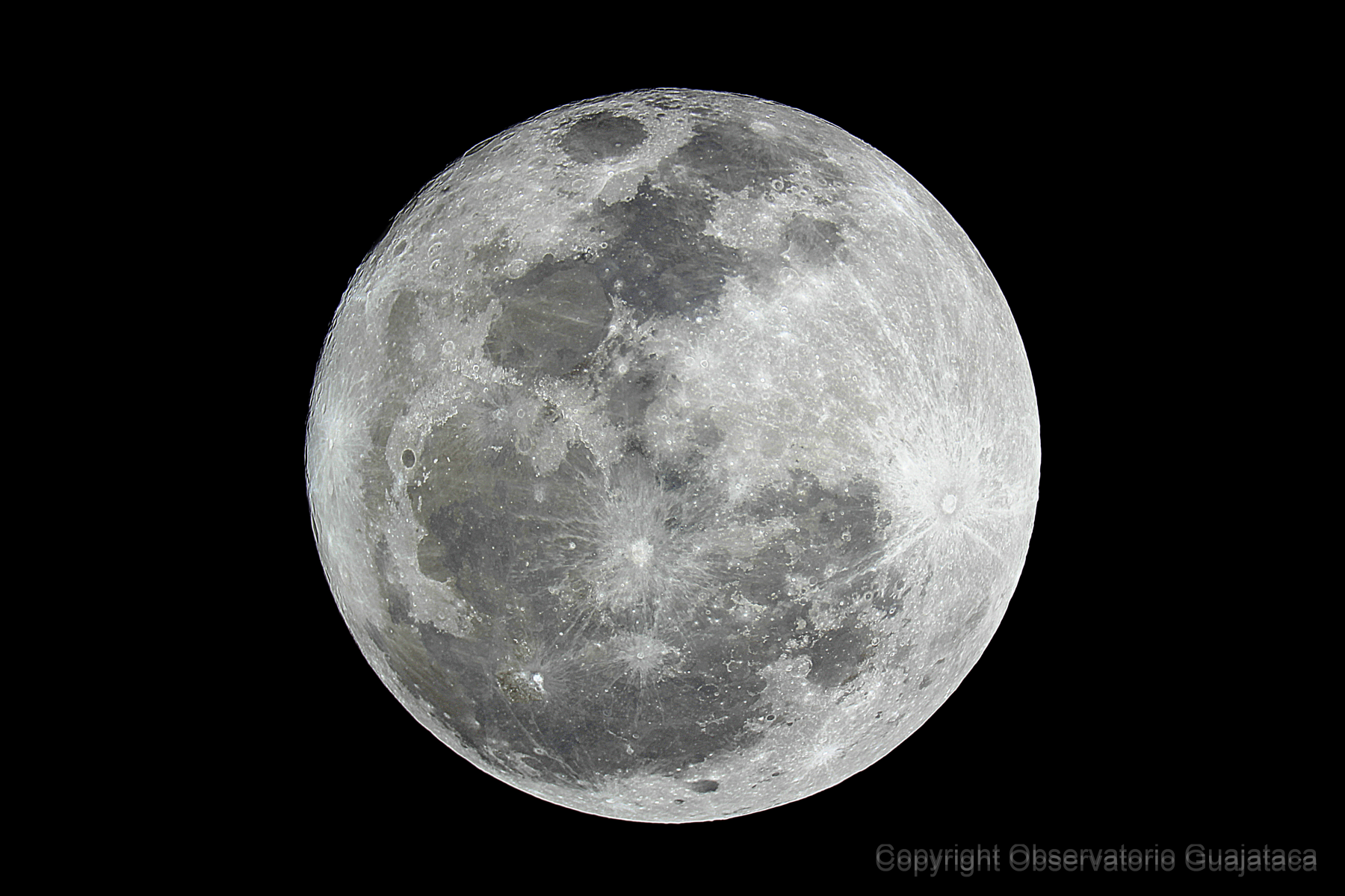 Luna Llena 25 de enero de 2013. Crédito: Gustavo Sánchez/Captando el Cosmos.