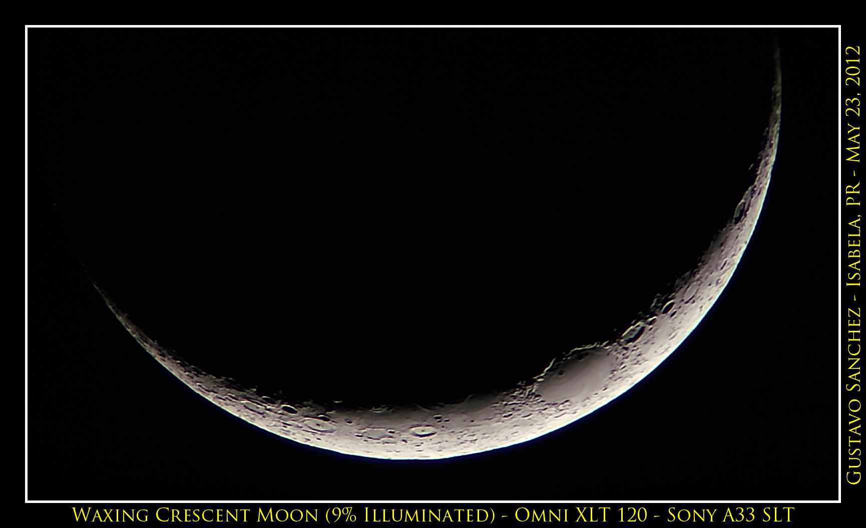 Gibosa Creciente 23 mayo 2012. Crédito: Gustavo Sánchez/Captando el Cosmos