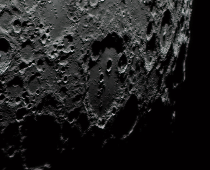 Cráter Clavius (Crédito: Gustavo Sánchez