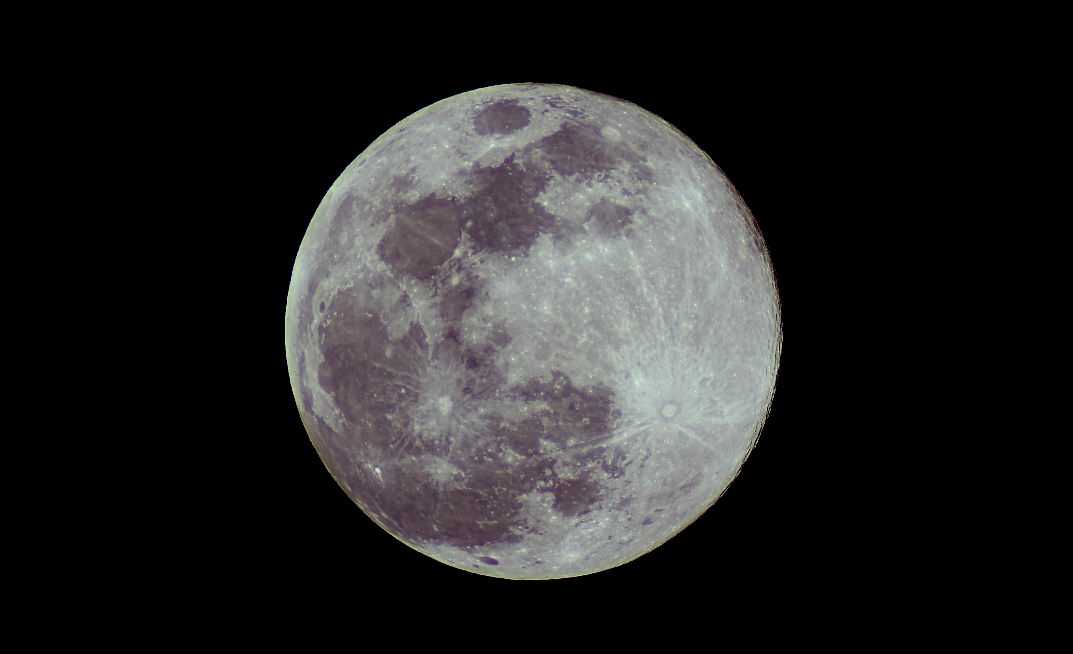 Luna llena, 5 de mayo de 2017. Crédito: Gustavo Sánchez