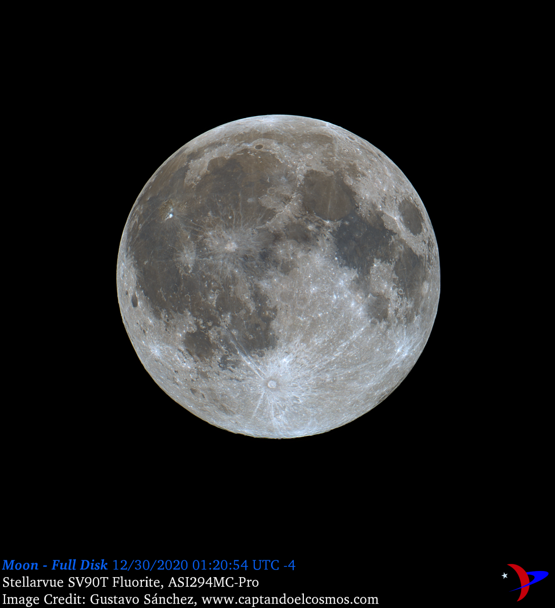 Luna llena 29 diciembre 2020.
