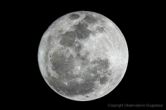 Luna Llena 25 de enero de 2013. Crédito: Gustavo Sánchez/Captando el Cosmos.