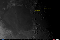 Zonas de alunizaje. Crédito: Gustavo Sánchez