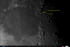 Zonas de alunizaje. Crédito: Gustavo Sánchez