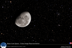 La luna desde el espacio. Crédito: Gustavo Sánchez/Captando el Cosmos.