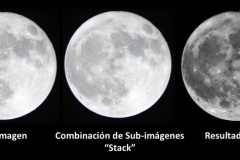 Comparación de las imágenes en diferentes etapas de procesamiento.