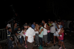 La cantidad de gente que asistió a la actividad fue impresionante. ¡Las filas no se terminaban!