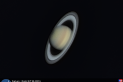Saturno. Crédito: Gustavo Sánchez/Captando el Cosmos