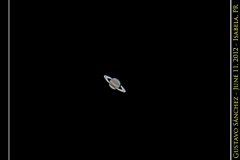 Saturno. Crédito: Gustavo Sánchez/Captando el Cosmos