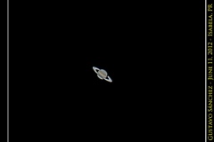 Saturno. Crédito: Gustavo Sánchez/Captando el Cosmos