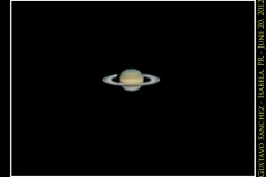 Saturno. Crédito: Gustavo Sánchez/Captando el Cosmos