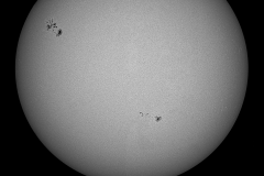 Imagen del sol con sus manchas solares. Crédito: Gustavo Sánchez/Captando el Cosmos.