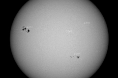 Imagen del sol para referencia. Crédito: NASA.